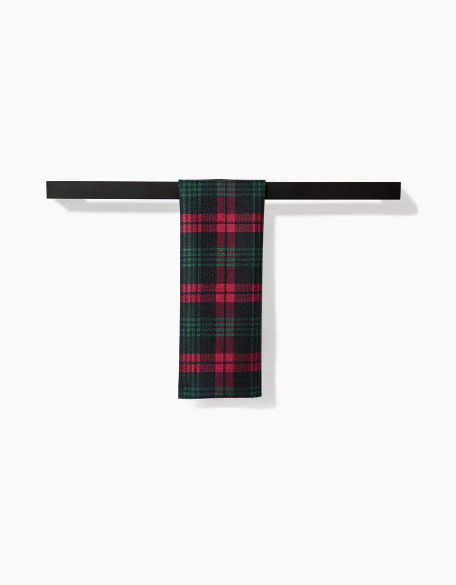 Geometry Bar Towel Very Merry Plaid Bar Towel