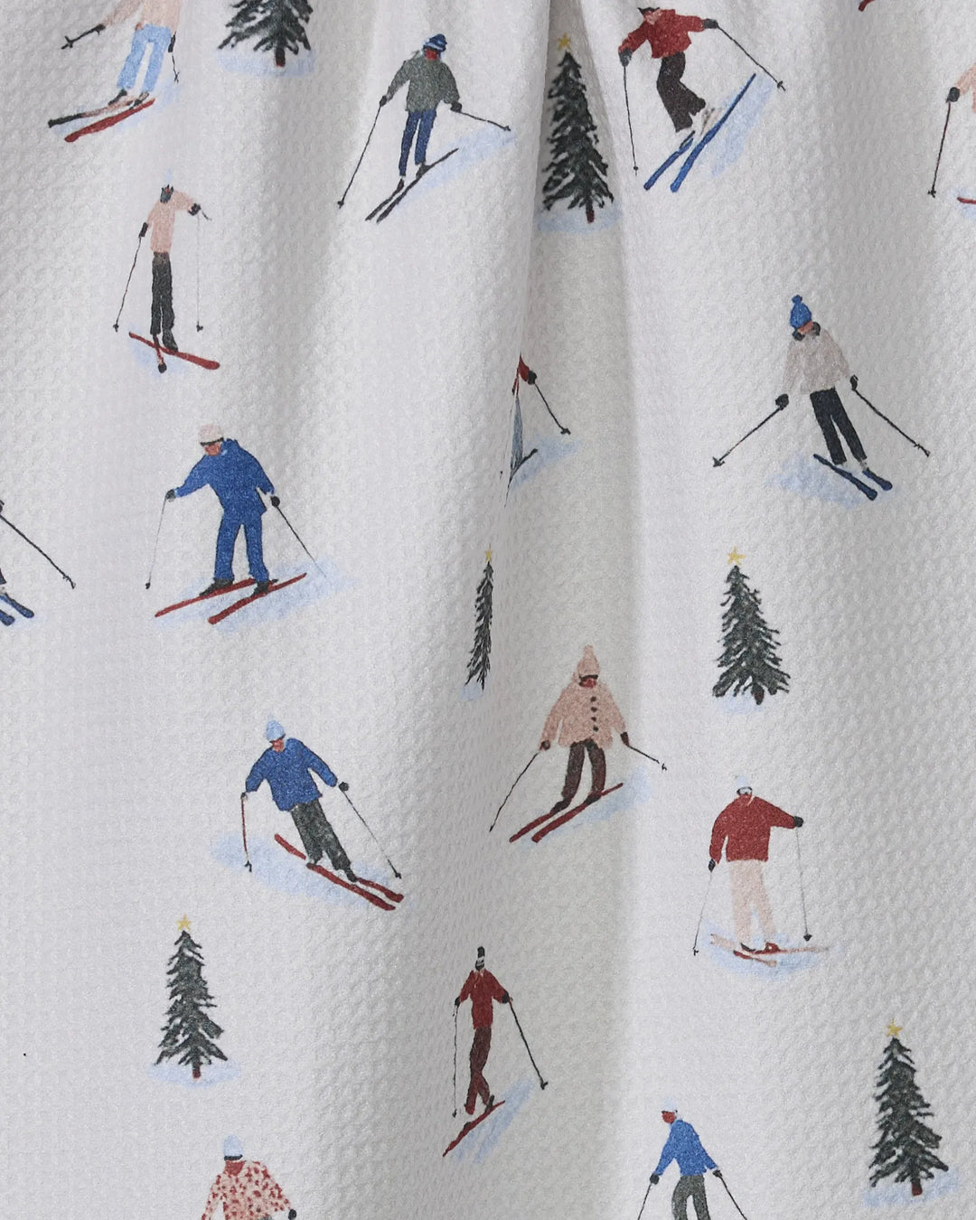 Geometry Holiday Alpine Run Tea Towel