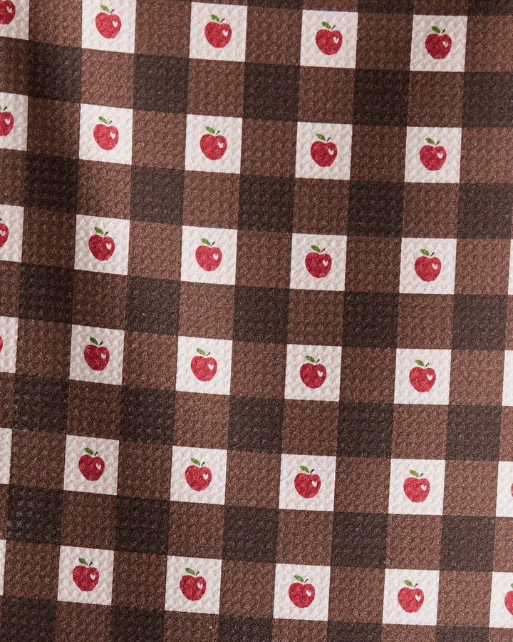 Geometry Holiday Apple Picnic Bar Towel