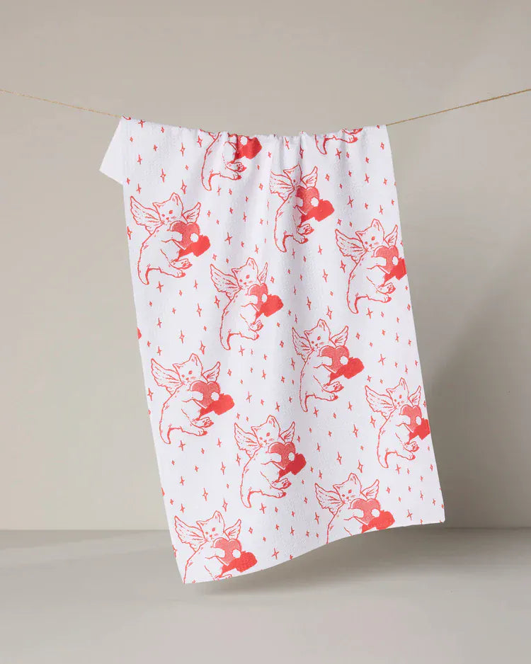 Geometry Holiday Best Interest Tea Towel