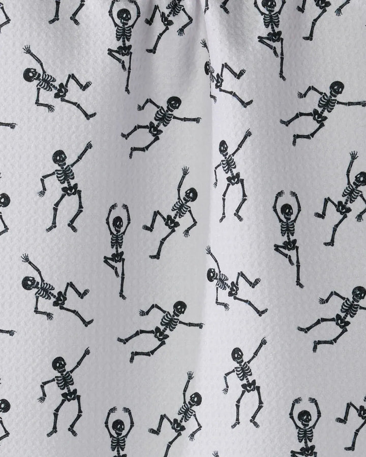 Geometry Holiday Bone Jamboree White Bar Towel