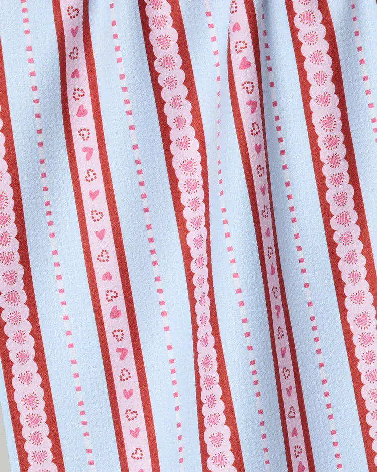 Geometry Holiday Dreaming of You Tea Towel