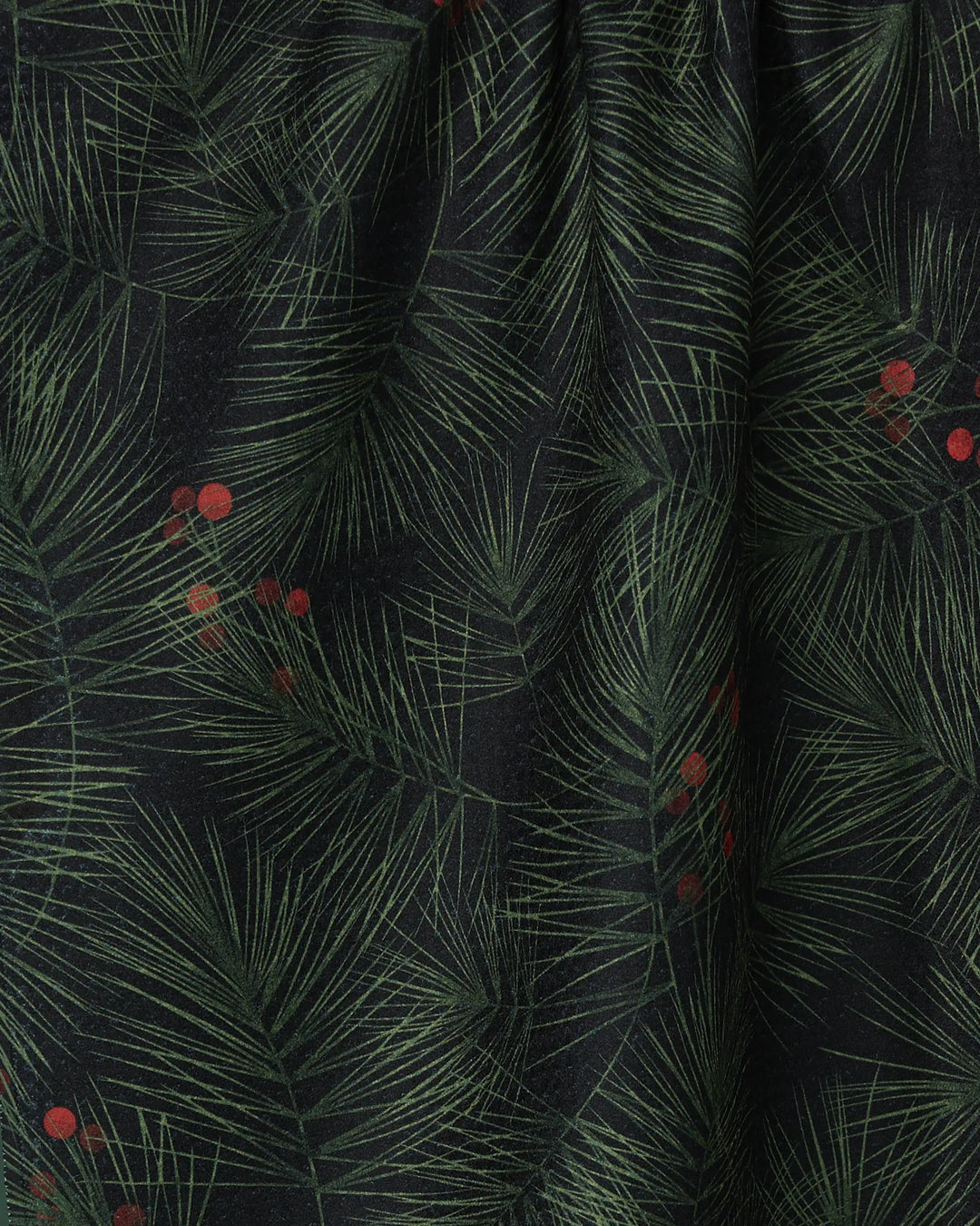 Geometry Holiday Evergreen Pine Tea Towel