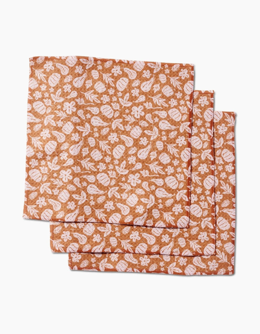 Geometry Holiday Farm Harvesting Days Dishcloth Set