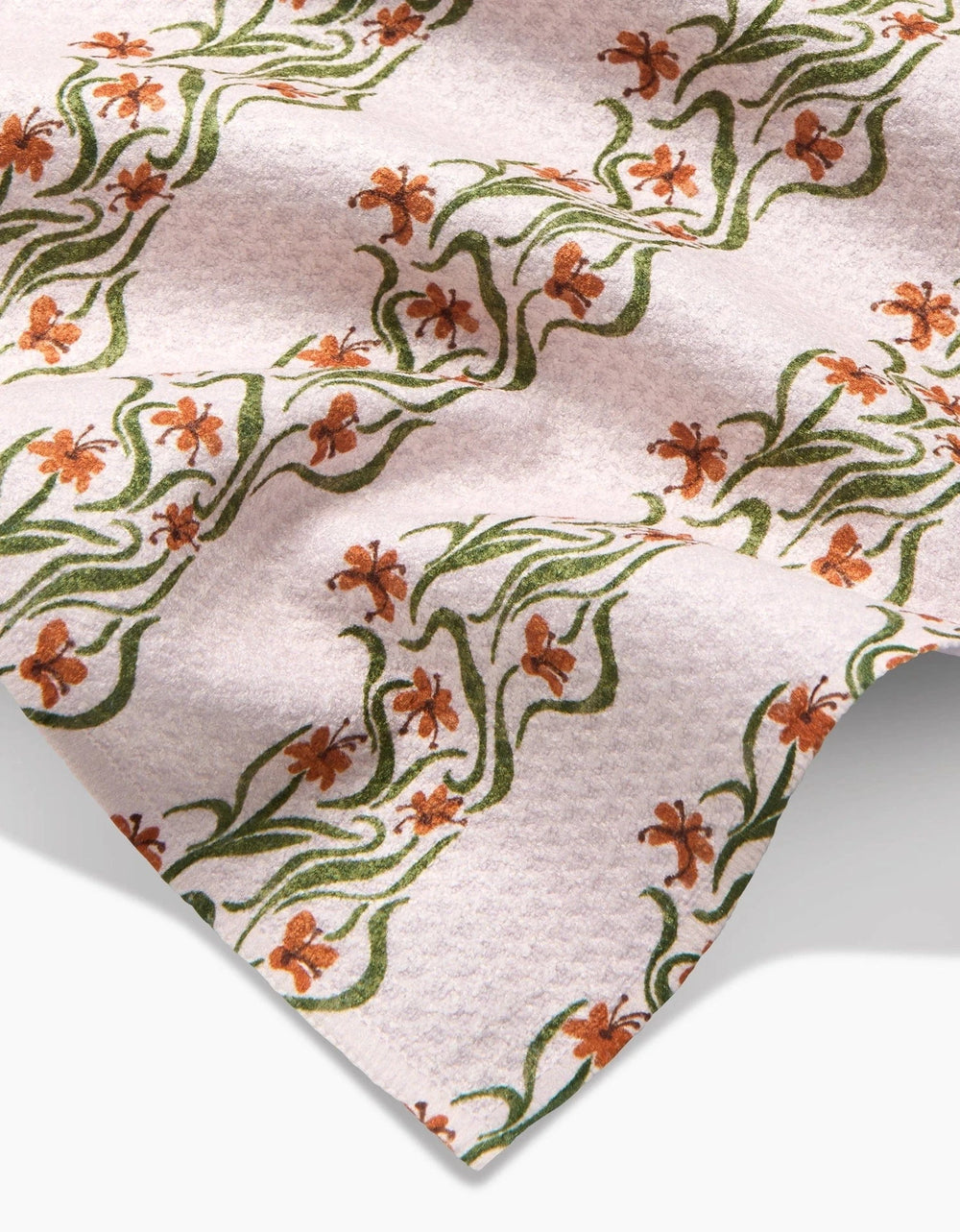 Geometry Holiday Floral Fall Stripe Bar Towel