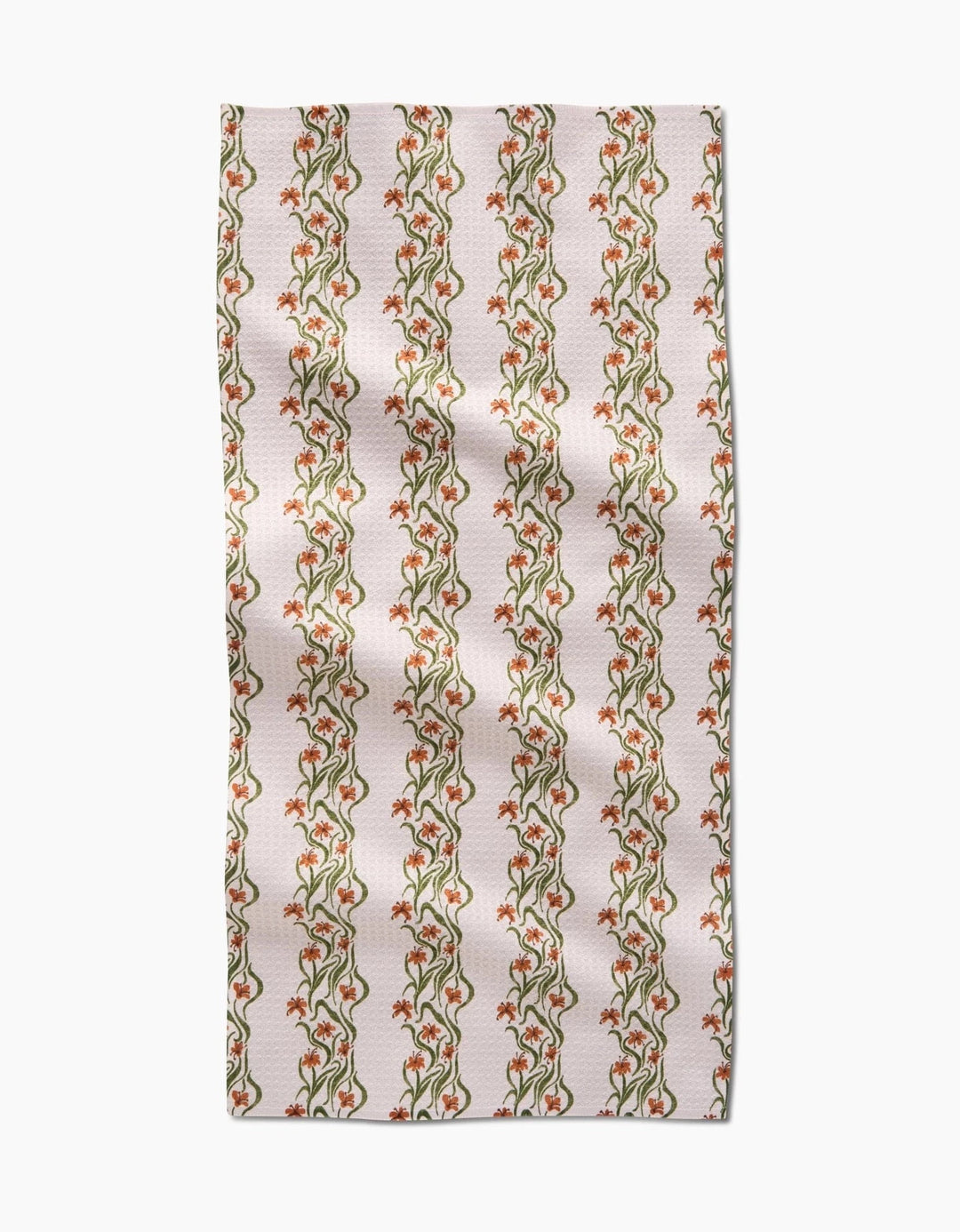 Geometry Holiday Floral Fall Stripe Bar Towel