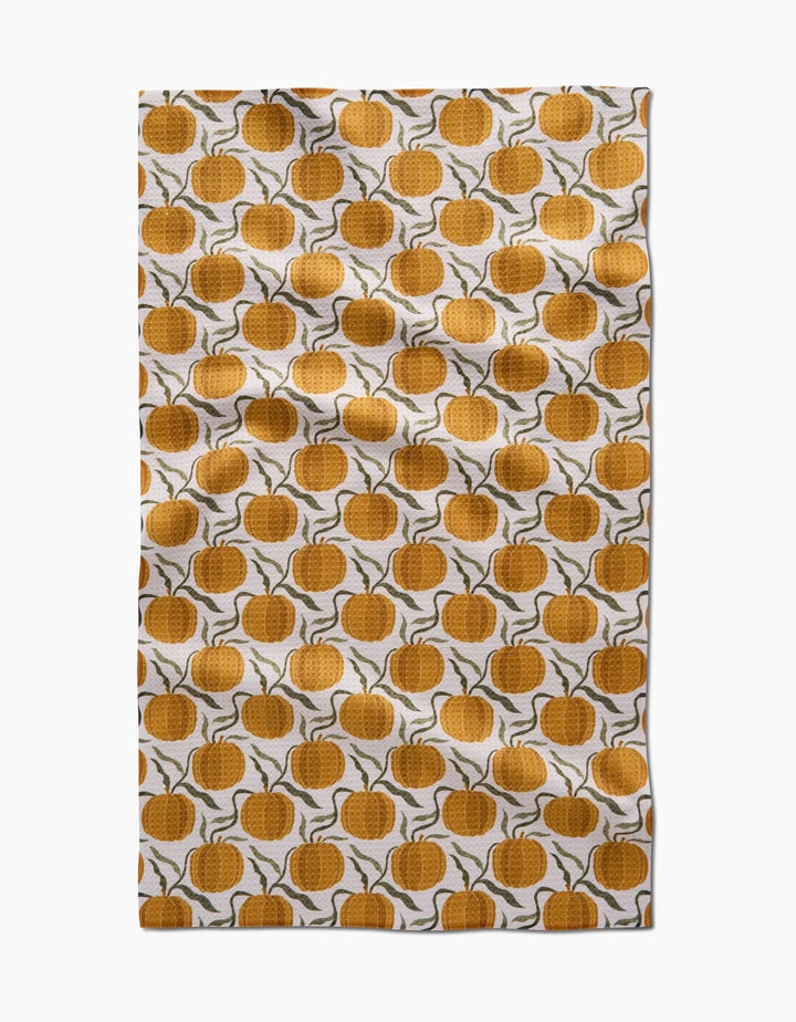 Geometry Holiday Hearth and Vine Tea Towel