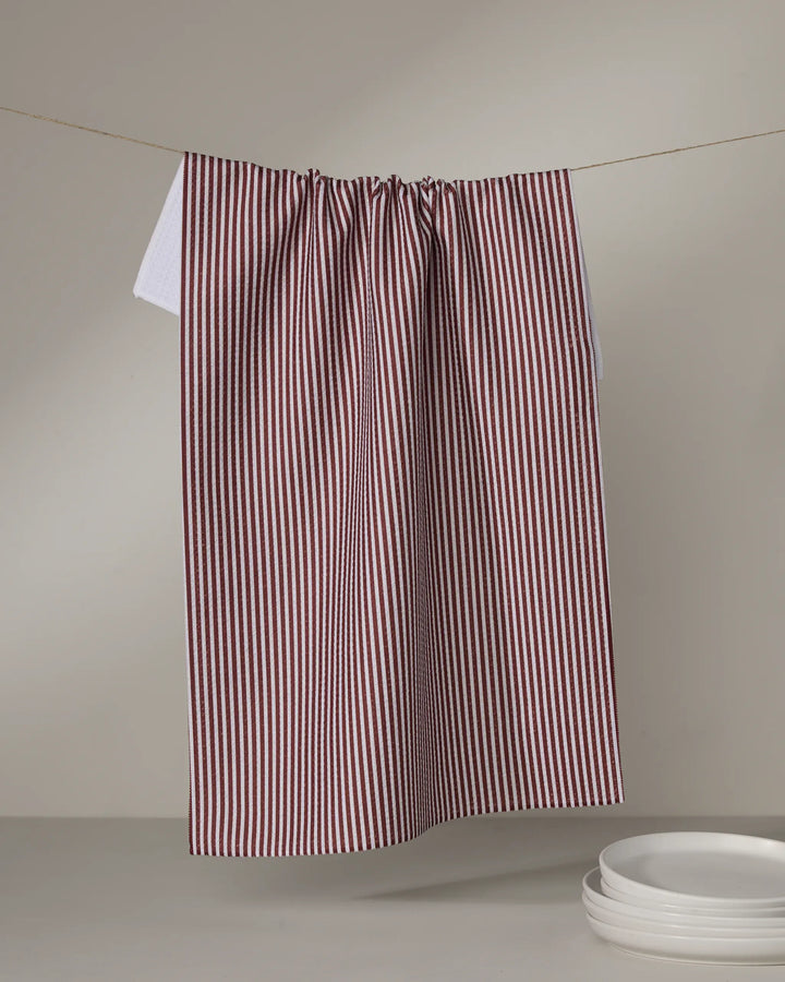 Geometry Holiday Kringle Tea Towel