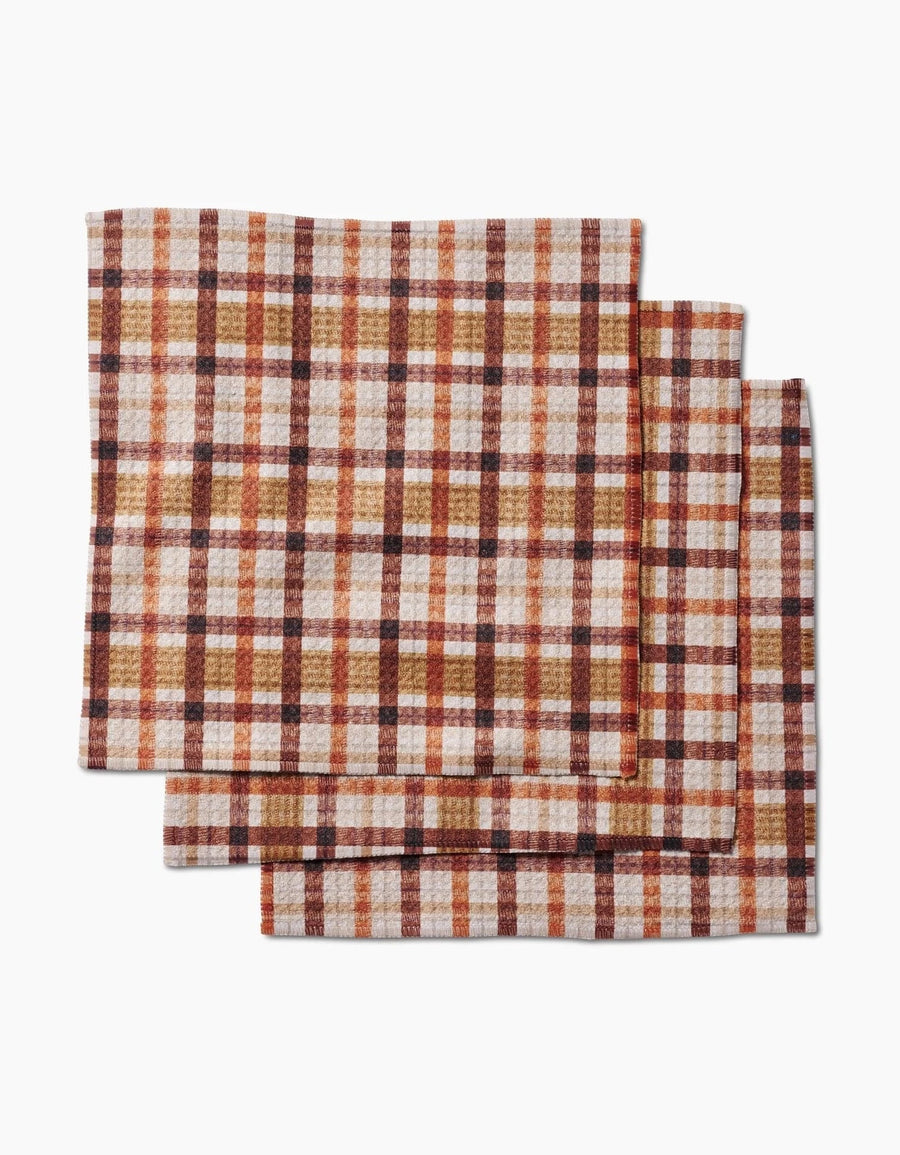 Geometry Holiday Maple Jane Dishcloth Set
