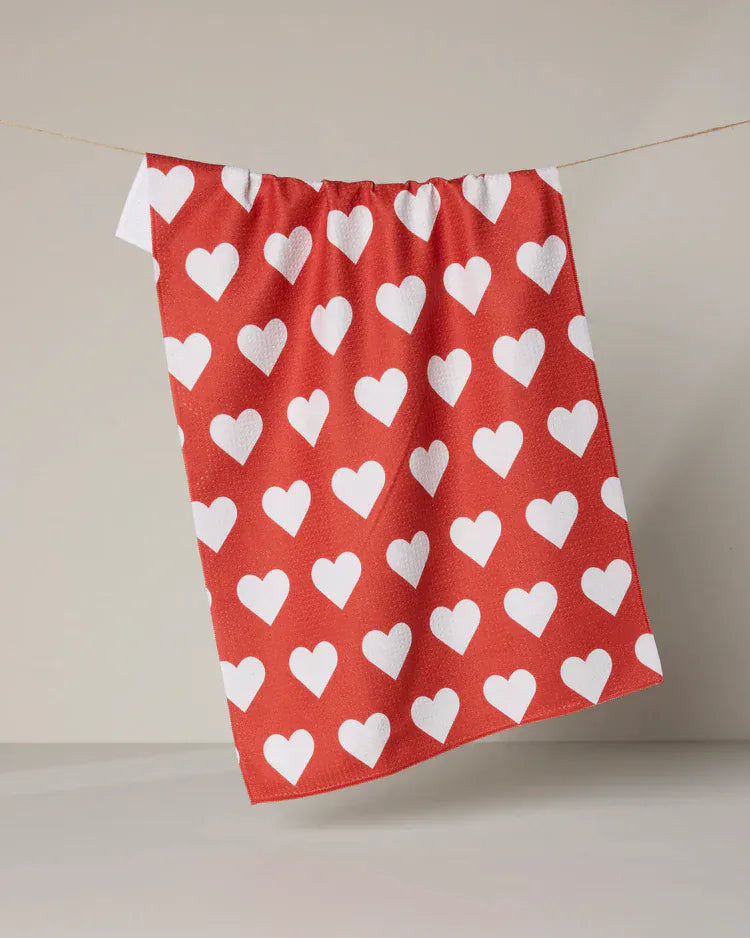 Geometry Holiday Simply Love Tea Towel
