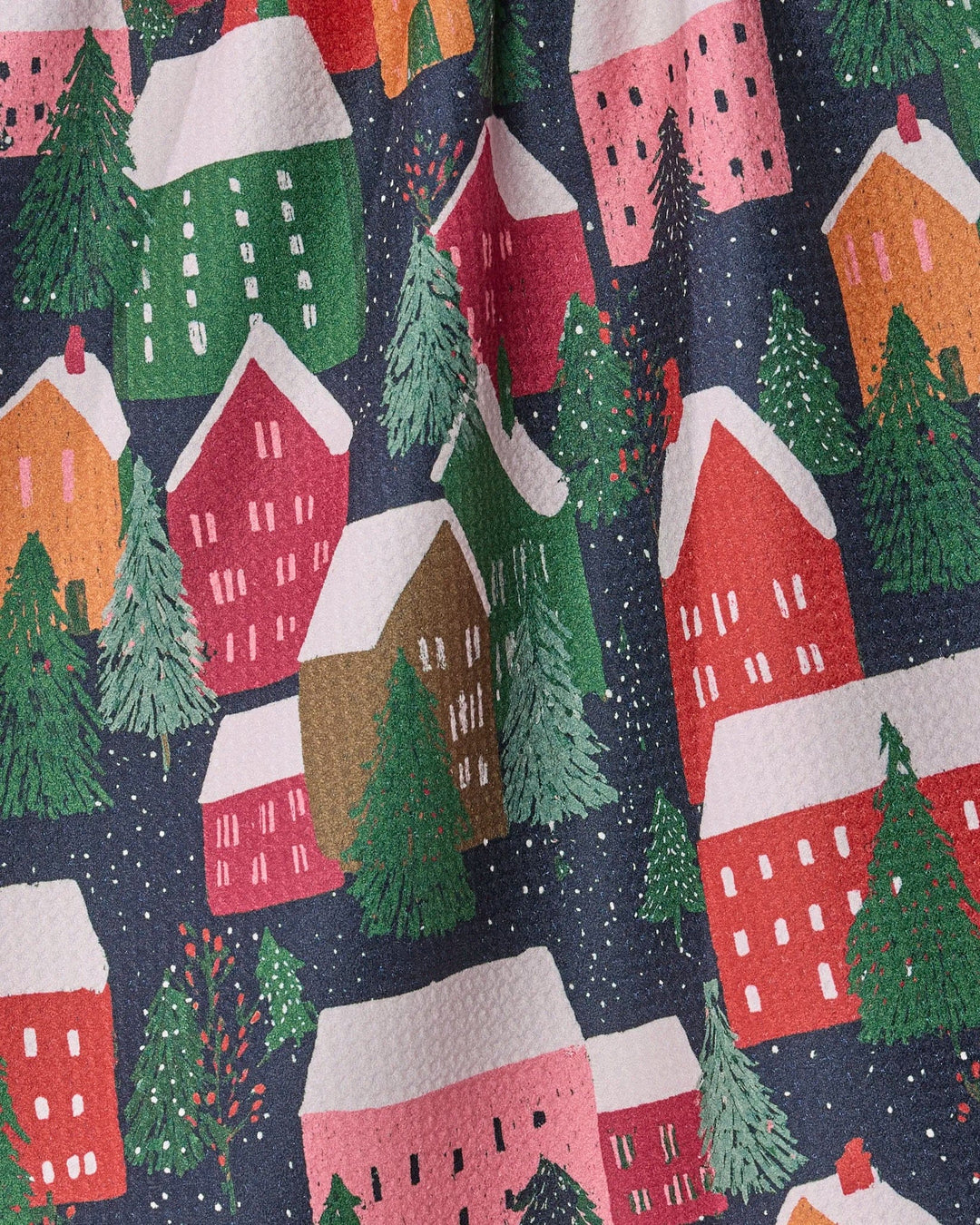 Geometry Home Alpine Village Tea Towel