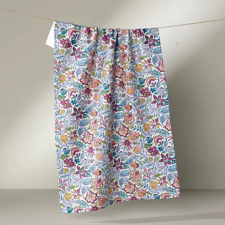 Geometry Home Amethyst Tea Towel