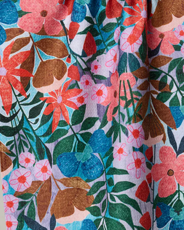 Geometry Home Bloom Entangled Tea Towel