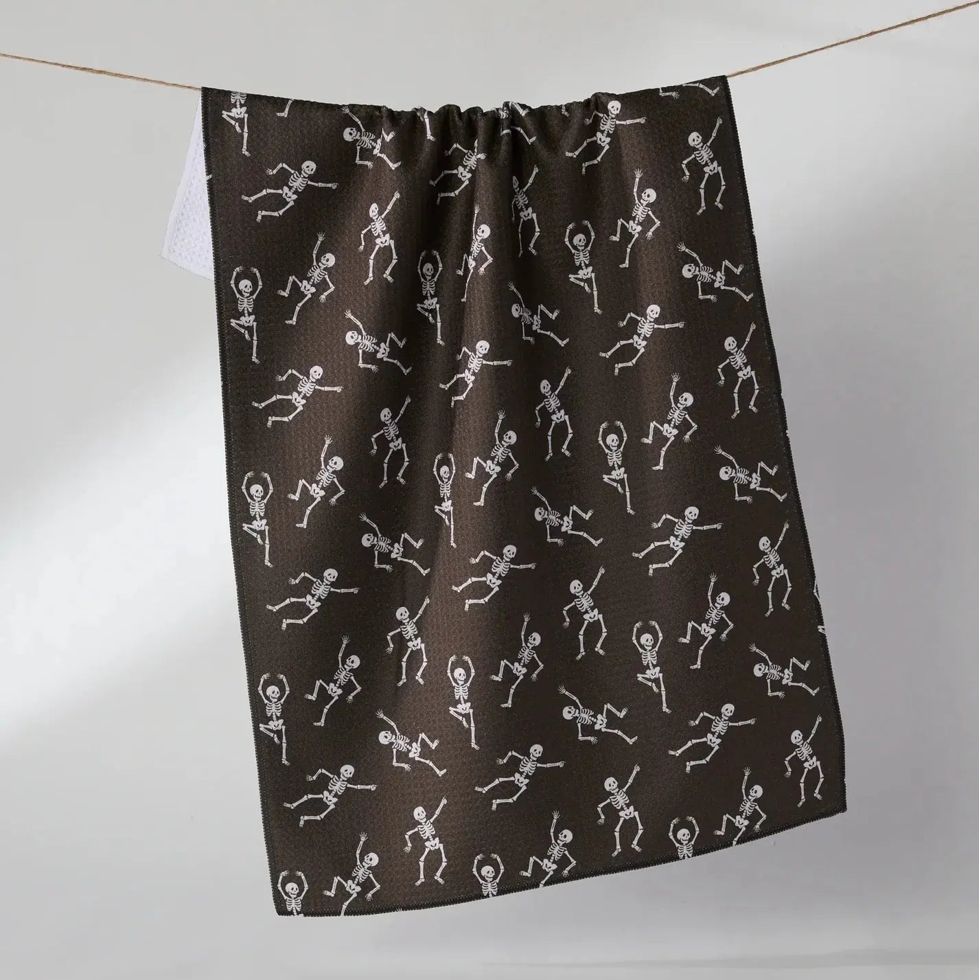 Geometry Home Bone Jamboree Tea Towel
