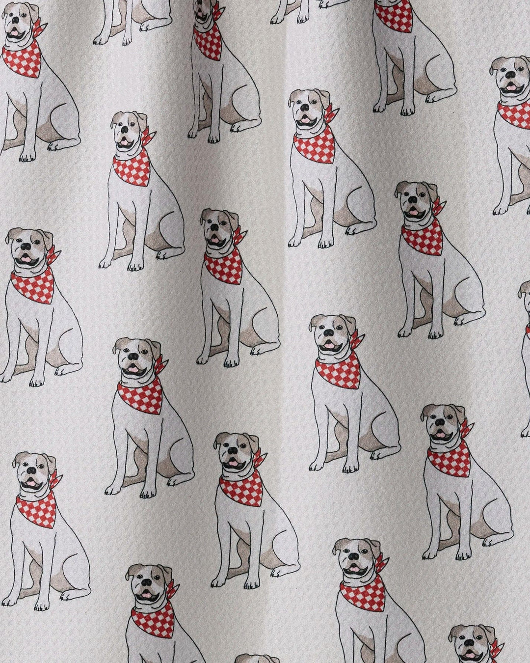 Geometry Home Bulldog Club Tea Towel