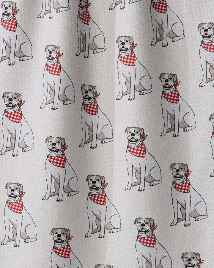 Geometry Home Bulldog Club Tea Towel