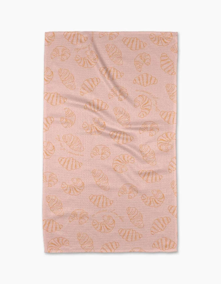 Geometry Home Croissant Crush Tea Towel