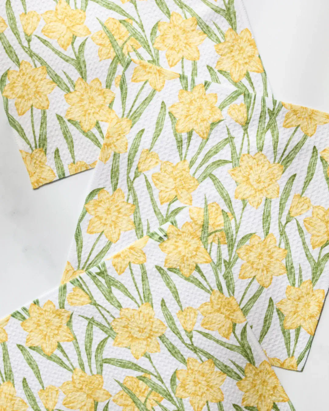 Geometry Home Daffodil Darling Dishcloth Set