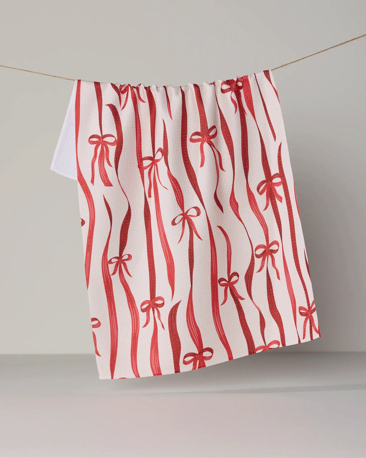 Geometry Home Falling Ribbon Tea Towel