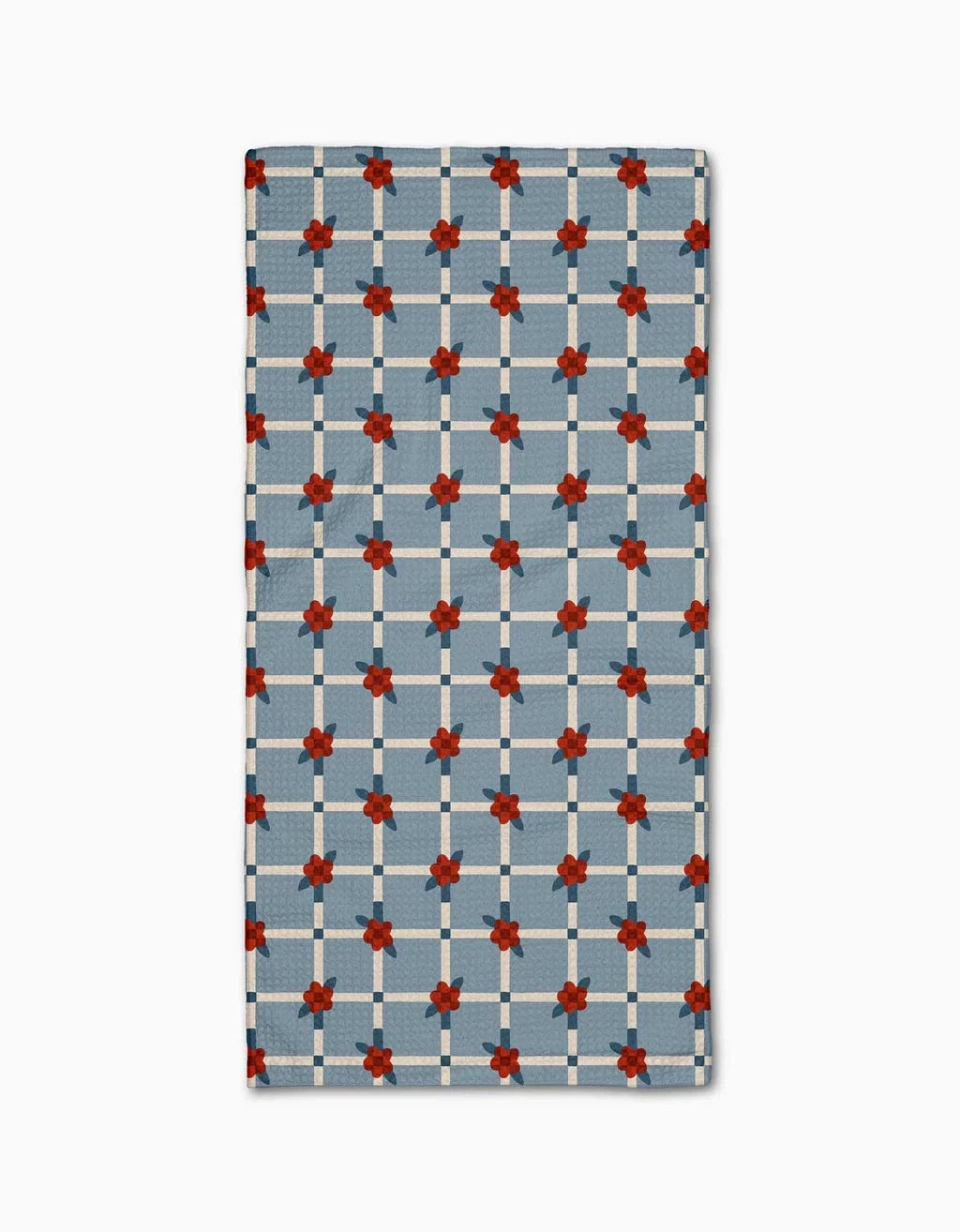 Geometry Home Floral Parade Grid Bar Towel