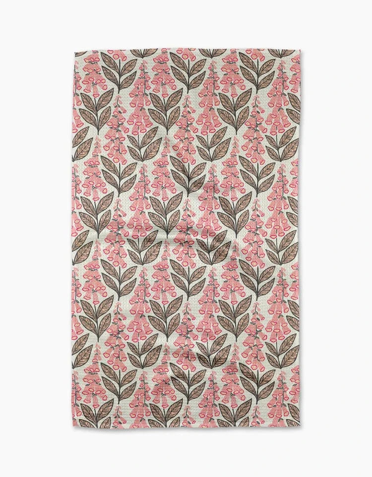 Geometry Home Foxglove Finery Tea Towel
