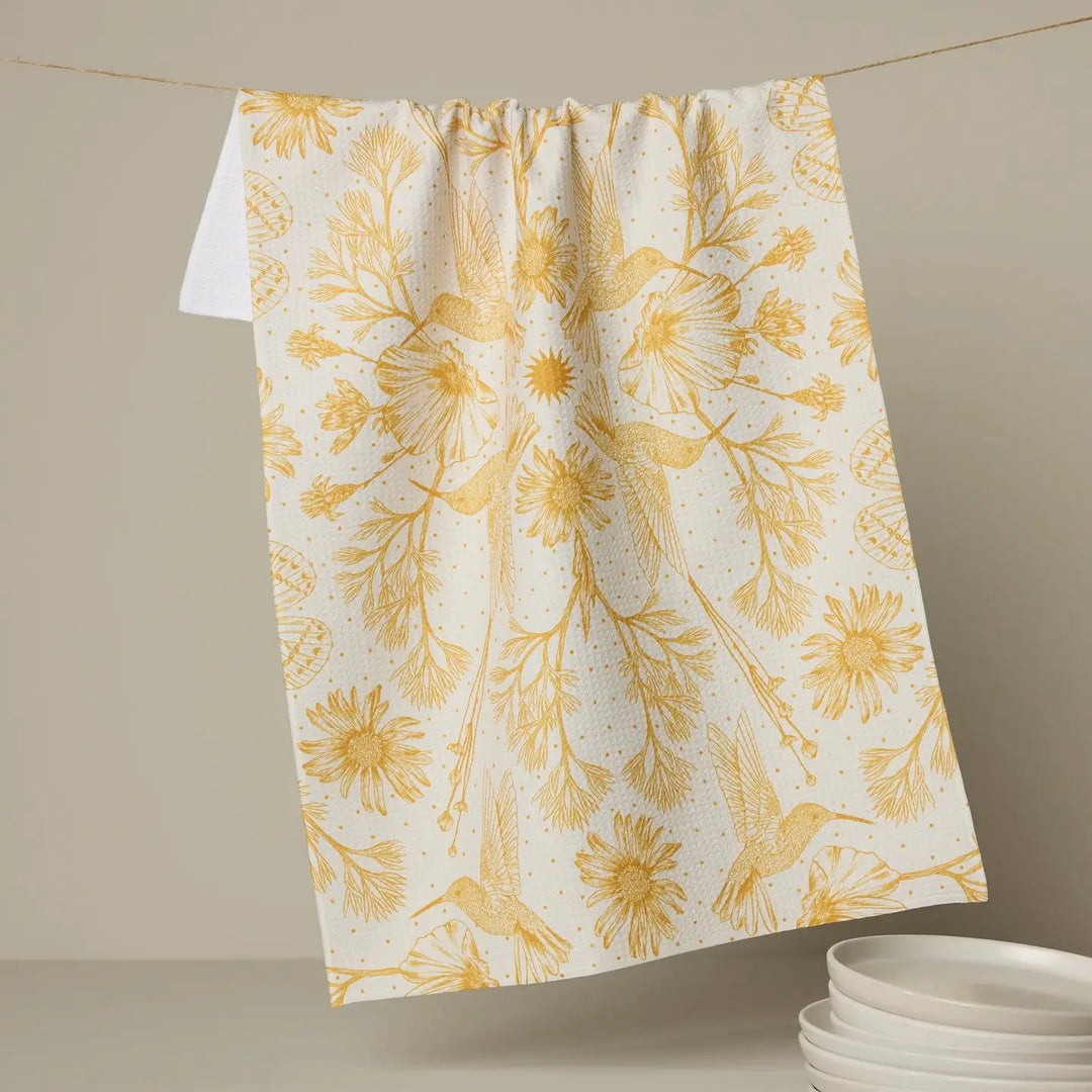 Geometry Home Gilded Nectar Tea Towel