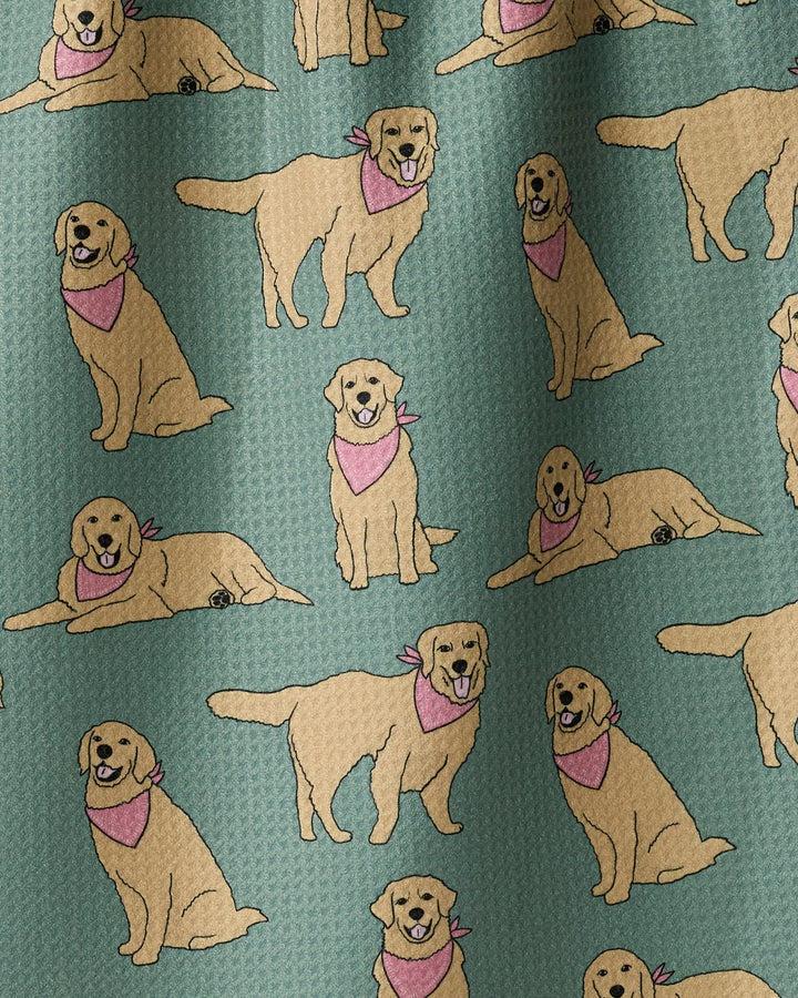 Geometry Home Golden Days Tea Towel