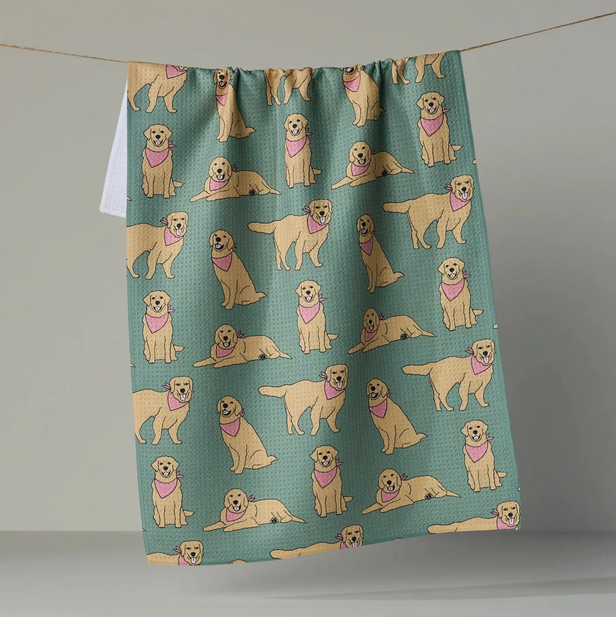 Geometry Home Golden Days Tea Towel