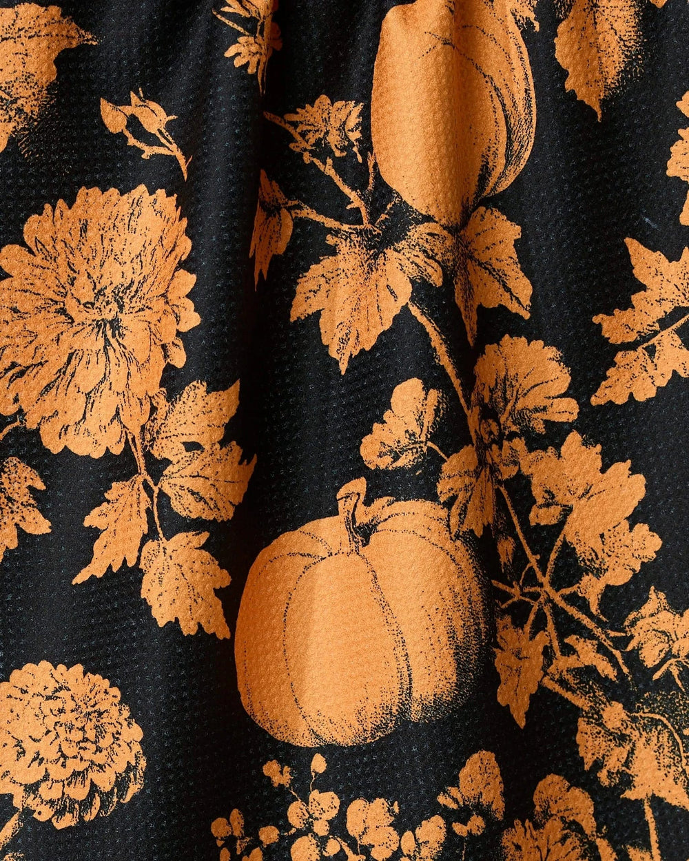 Geometry Home Haunted Harvest Orange Tea Towel