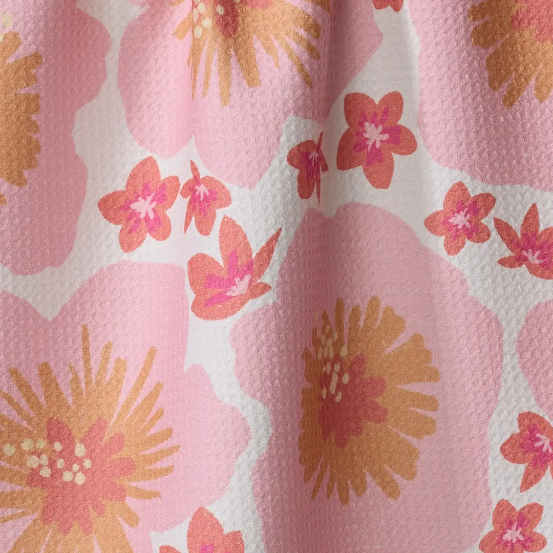 Geometry Home Hibiscus Sunset Tea Towel