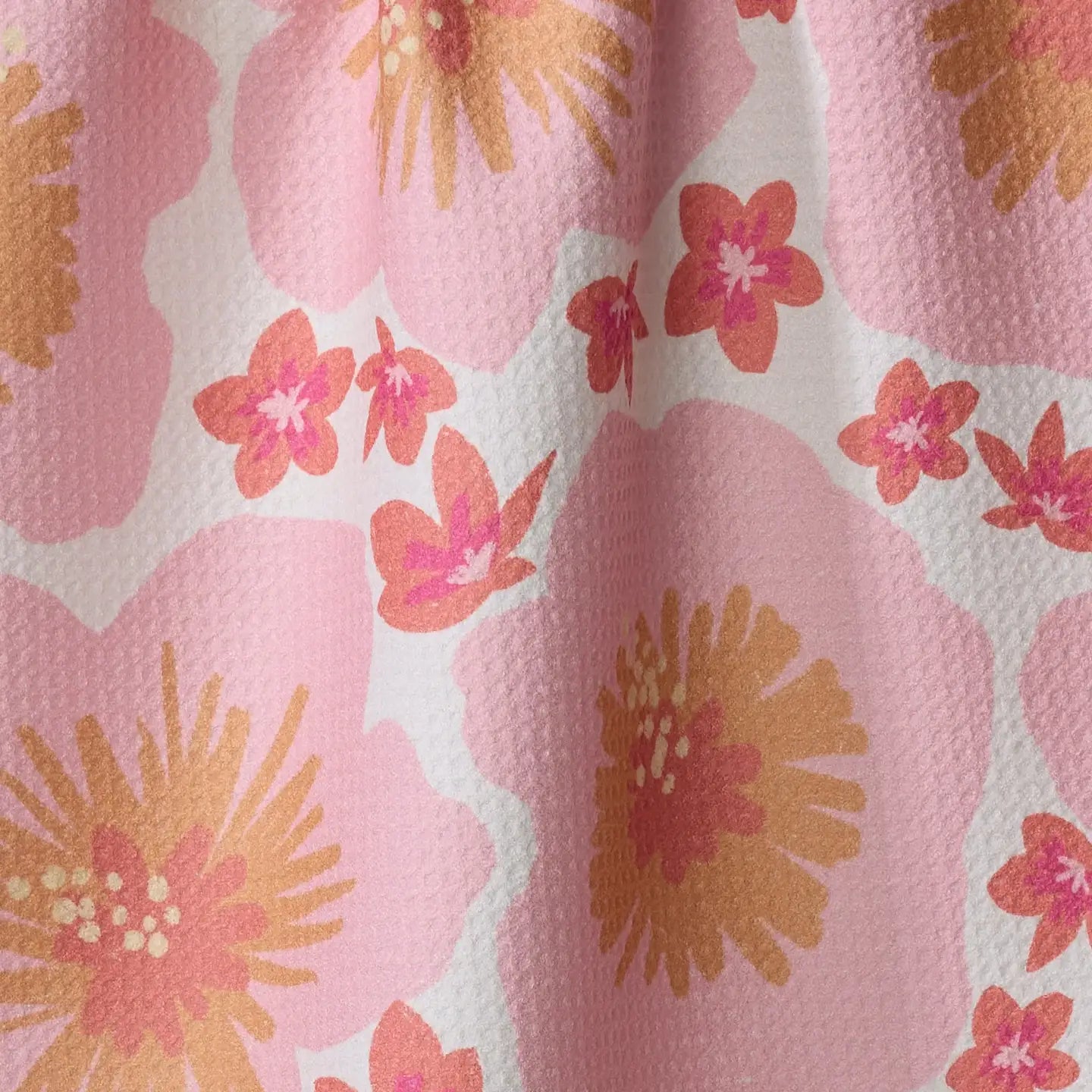 Geometry Home Hibiscus Sunset Tea Towel