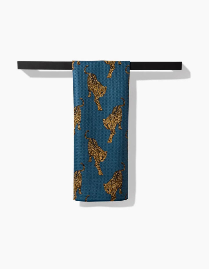 Geometry Home Leopard Loving Double-Sided Kitchen Tea Towel