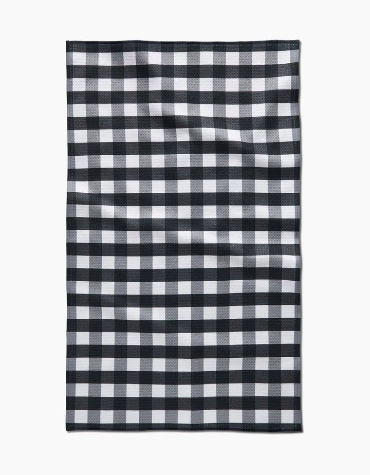 Geometry Home Midnight Flannel Tea Towel
