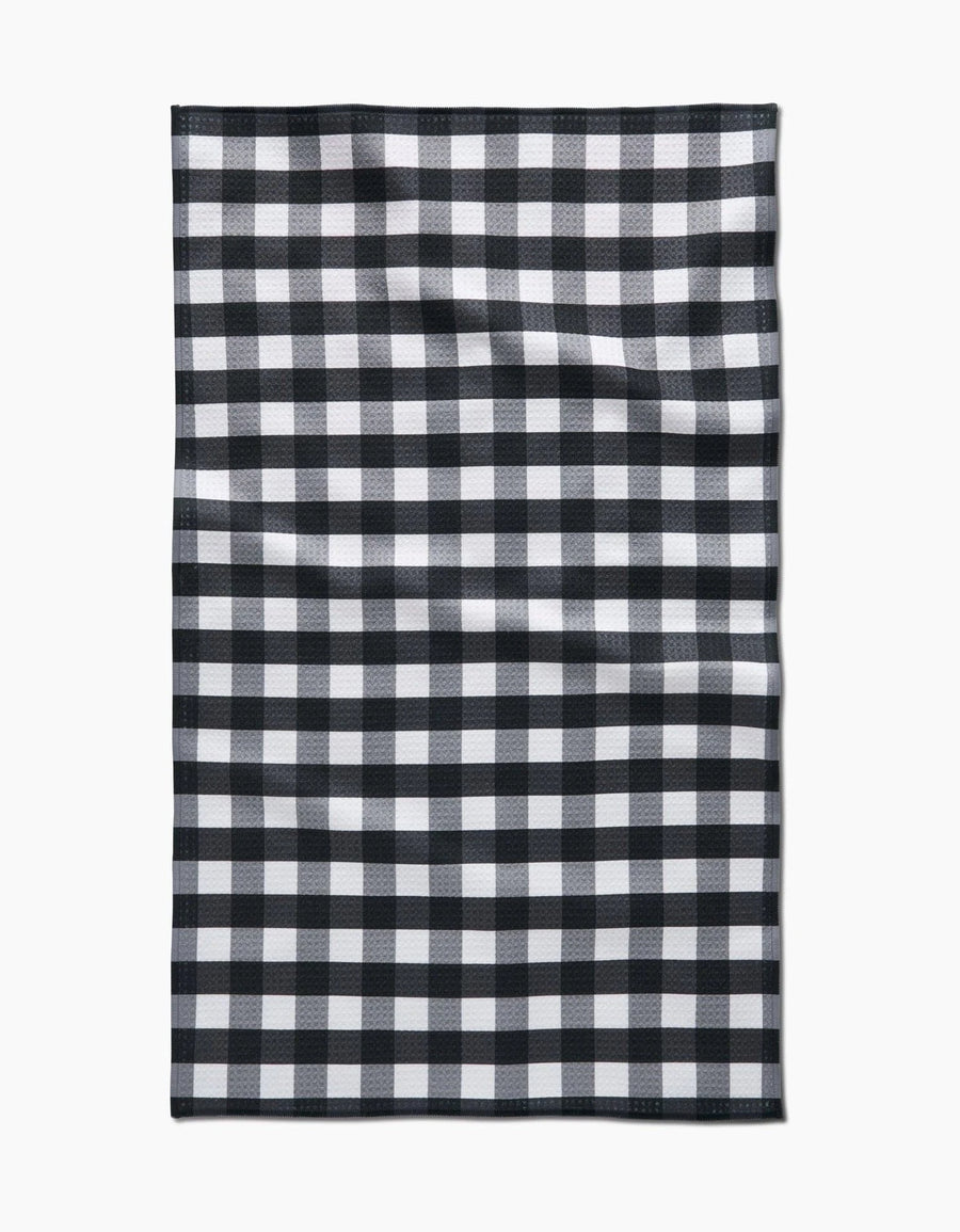 Geometry Home Midnight Flannel Tea Towel