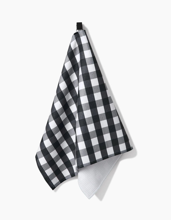 Geometry Home Midnight Flannel Tea Towel