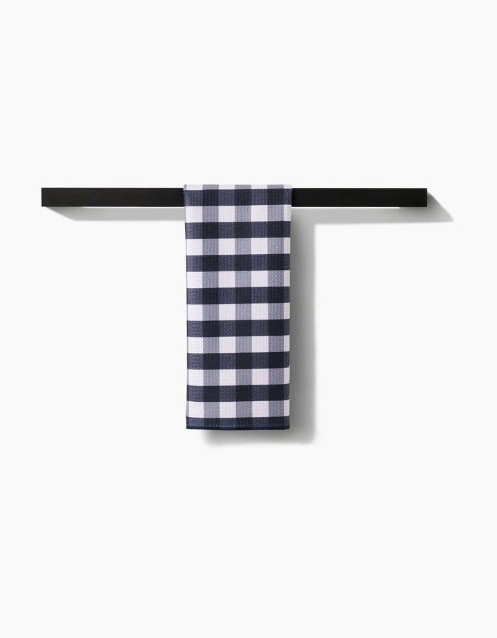 Geometry Home Midnight Flannel Tea Towel
