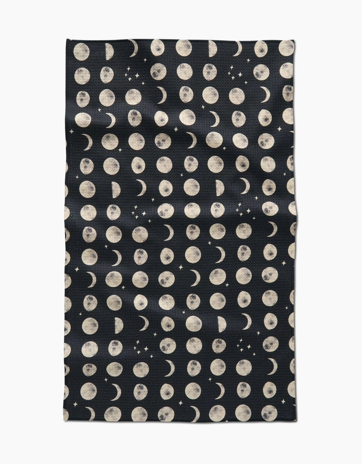 Geometry Home Moon Dots Tea Towel
