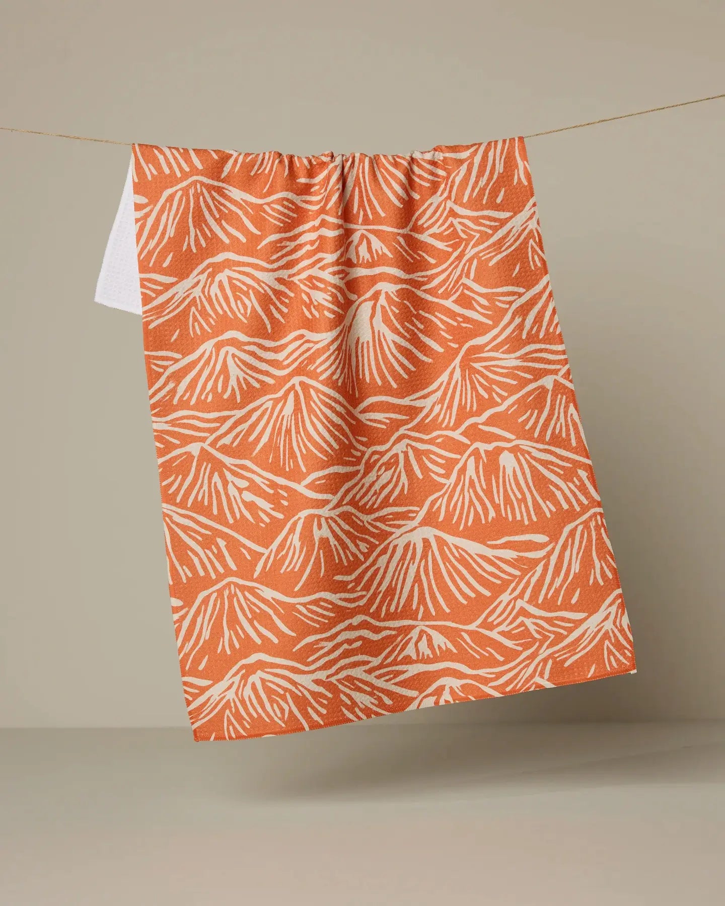 Geometry Home Mountain Range Tea Towel