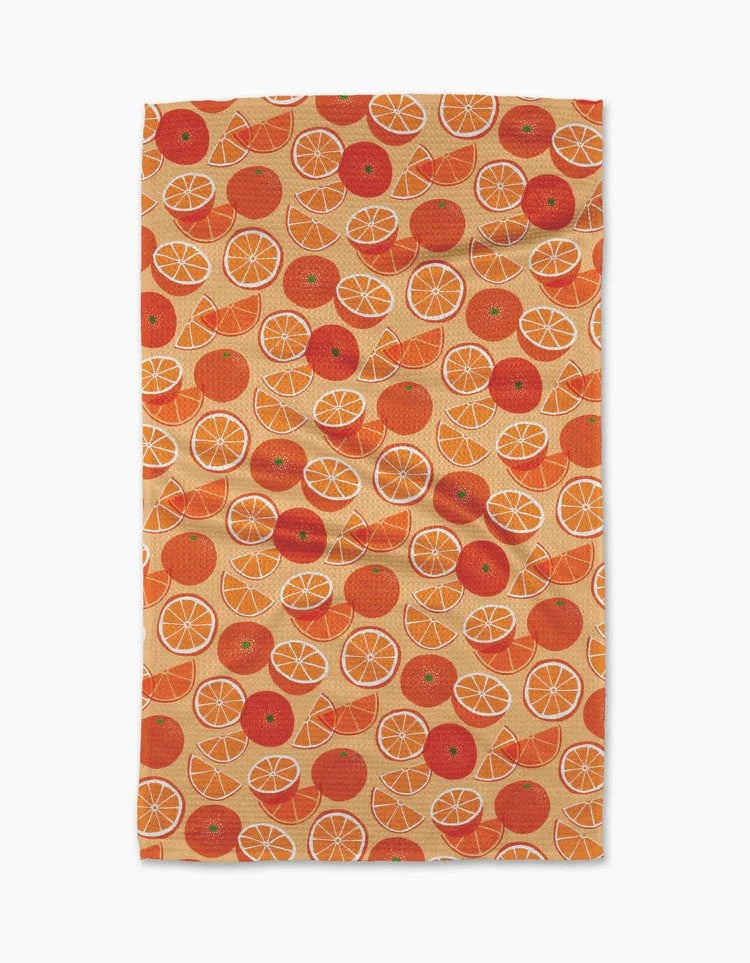 Geometry Home Only Oranges Tea Towel