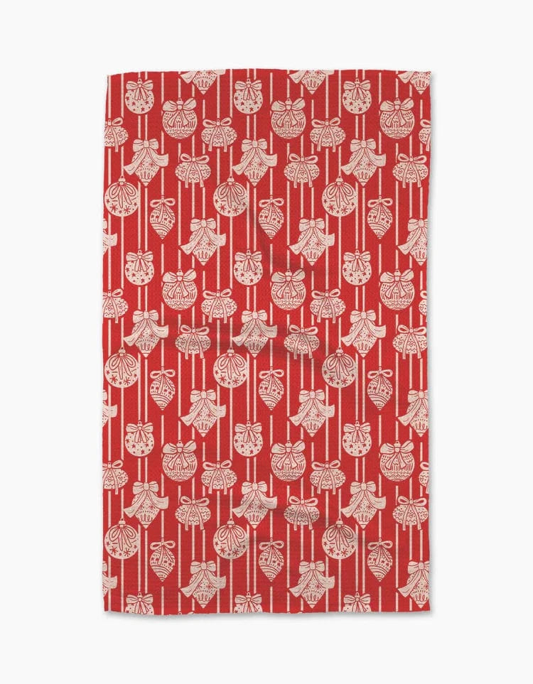 Geometry Home Ornamental Holiday Tea Towel