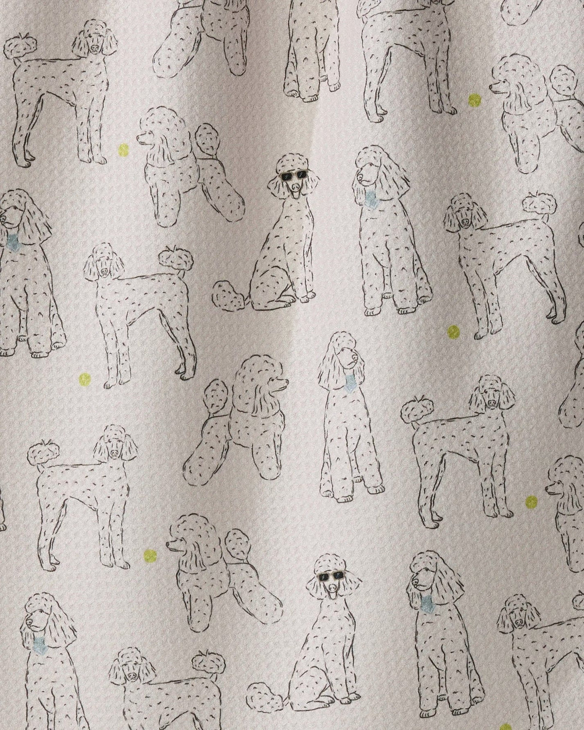 Geometry Home Poodle Party Tea Towel