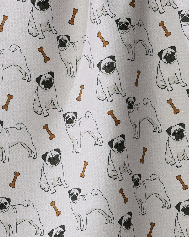 Geometry Home Pug Club Tea Towel
