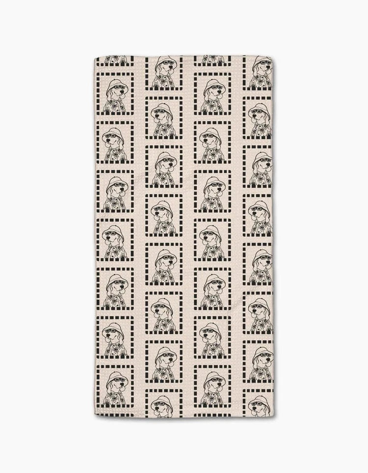 Geometry Home Ready For Summer Doggy Bar Towel