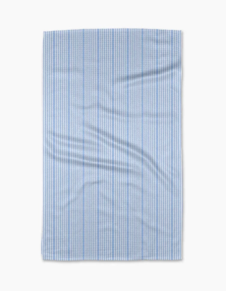 Geometry Home Soft Summer Blue Tea Towel