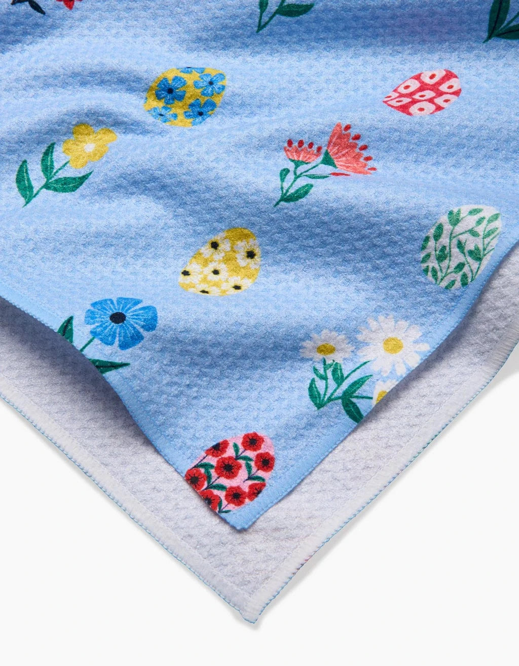 Geometry Home Spring Wildflowers Tea Towel