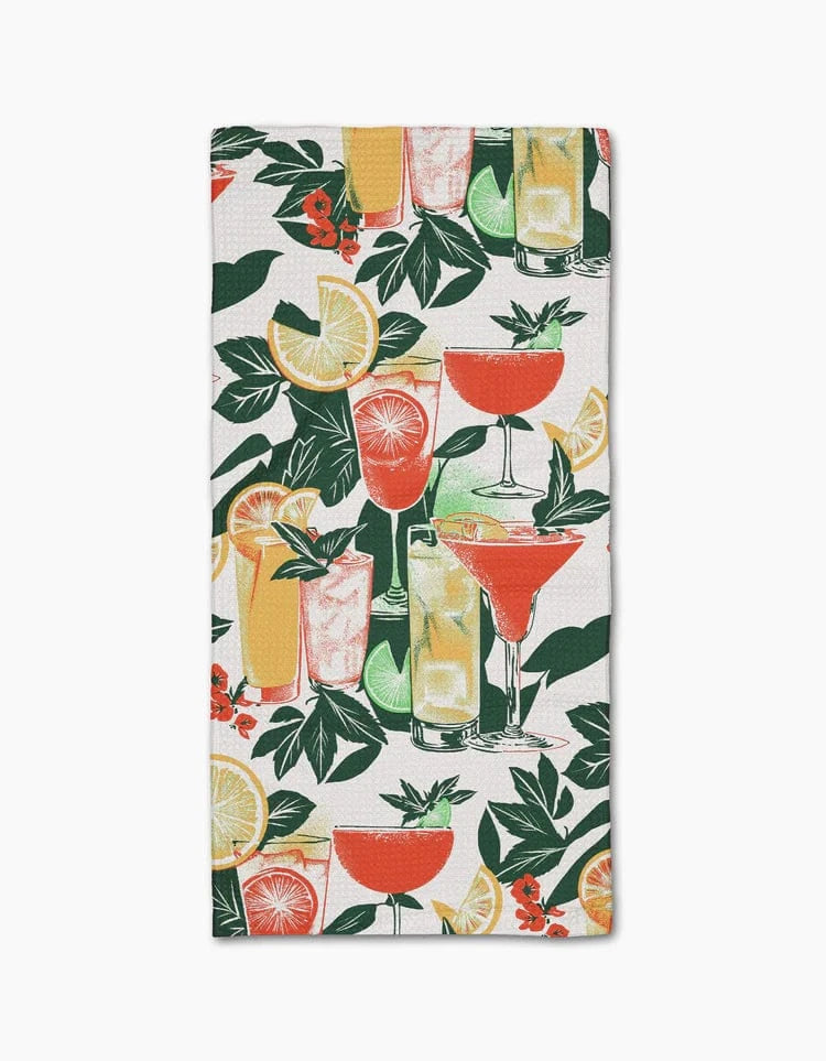 Geometry Home Summer Refreshments Bar Towel