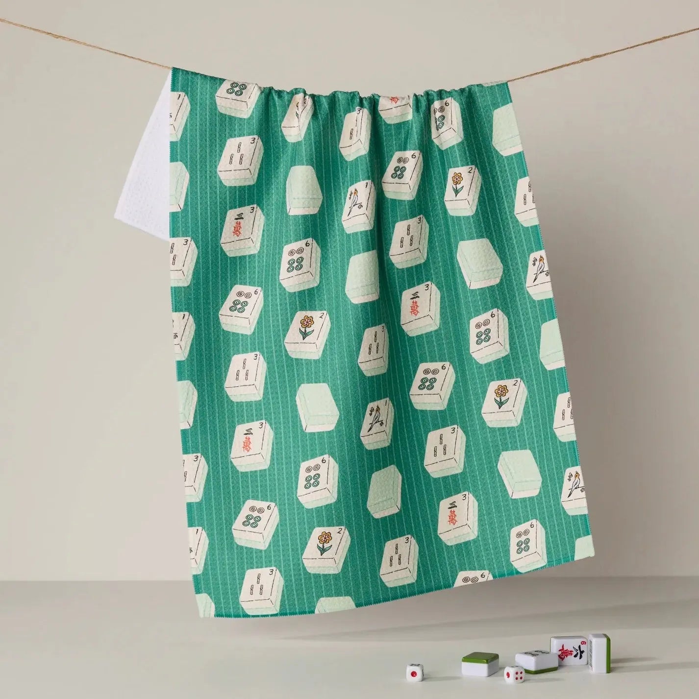 Geometry Home Tile Flow Tea Towel