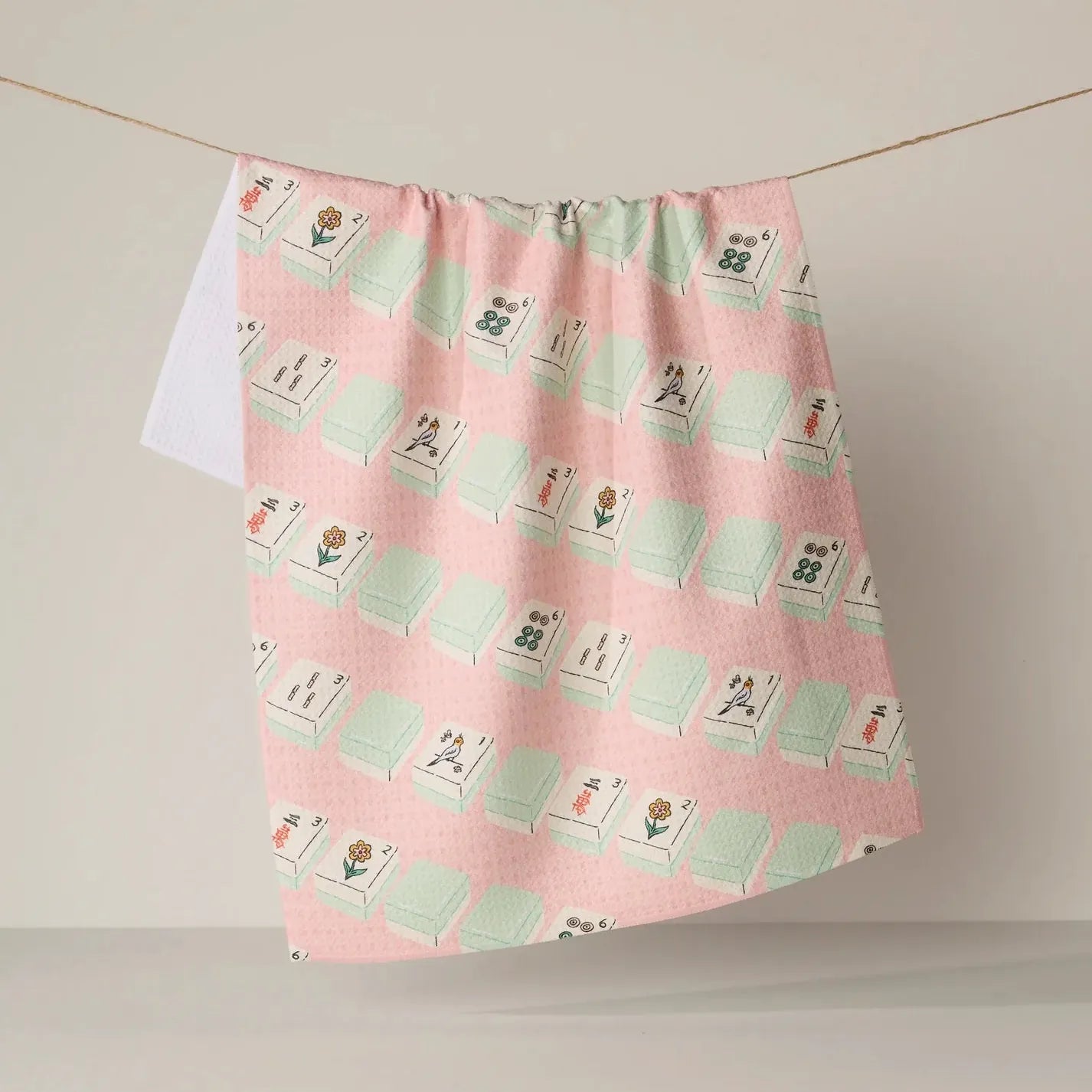Geometry Home Tile Parade Tea Towel