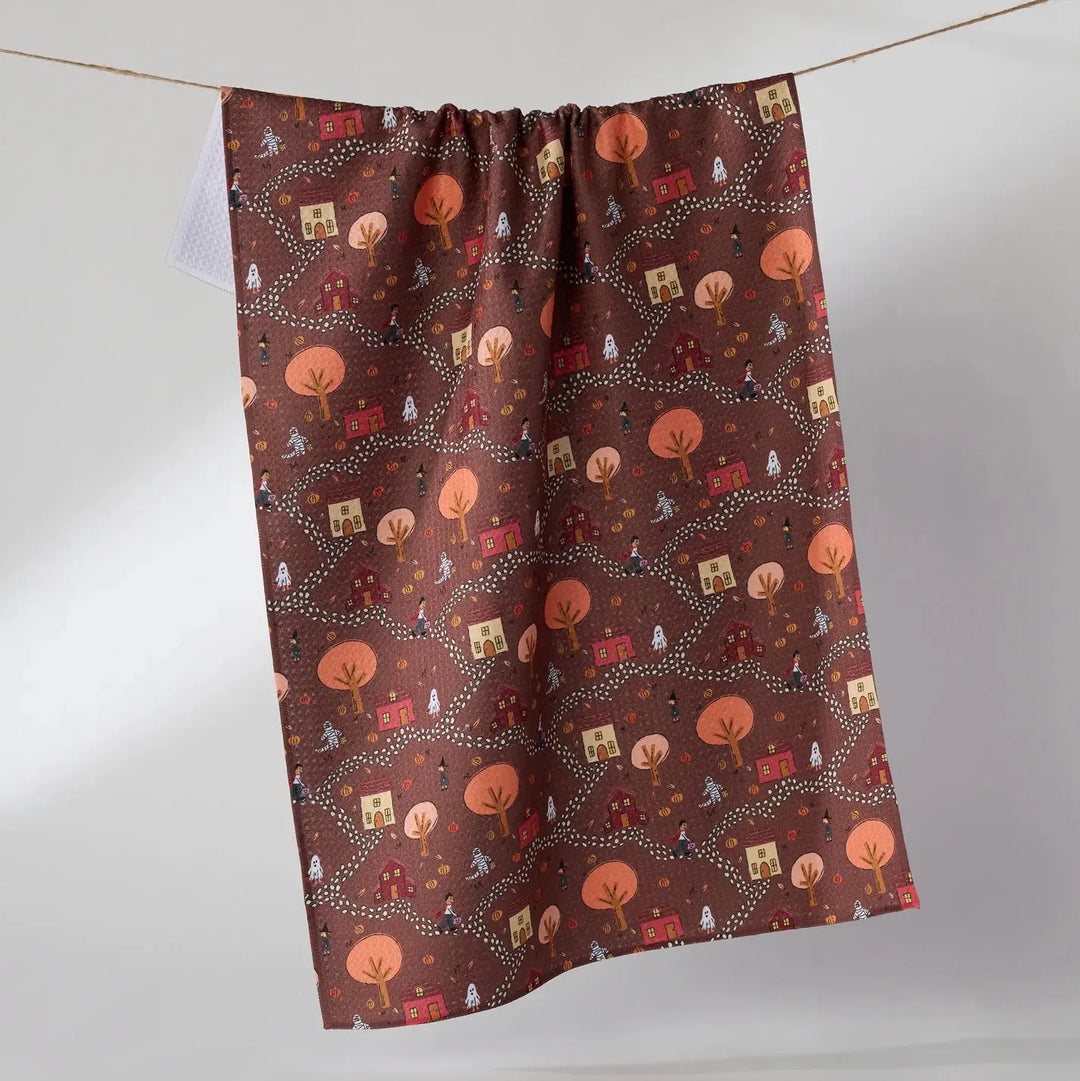 Geometry Home Treat Trail Tea Towel