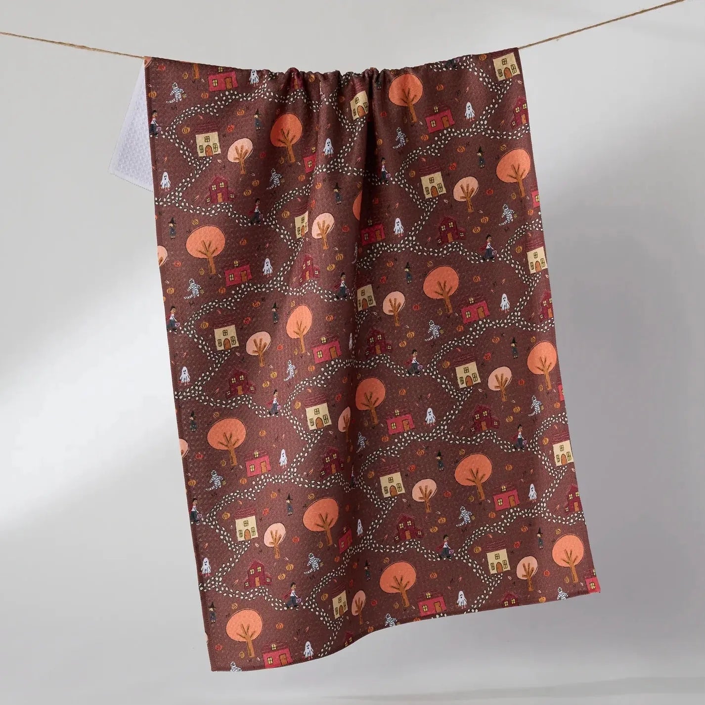 Geometry Home Treat Trail Tea Towel